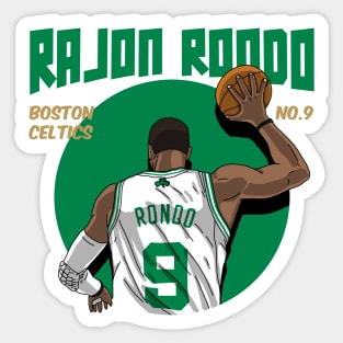 Rajon Rondo Comic Style Art Sticker